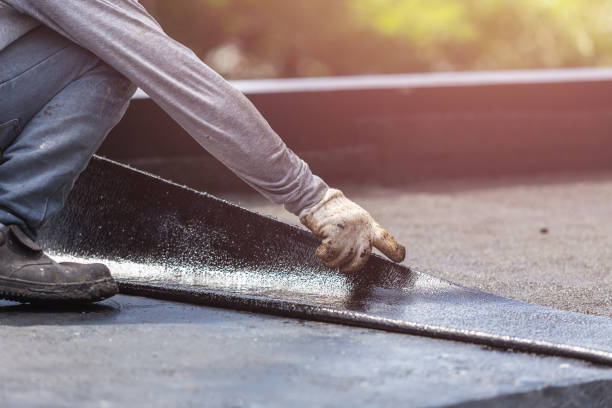 Professional Exterior Waterproofing technician working in Leesburg, VA